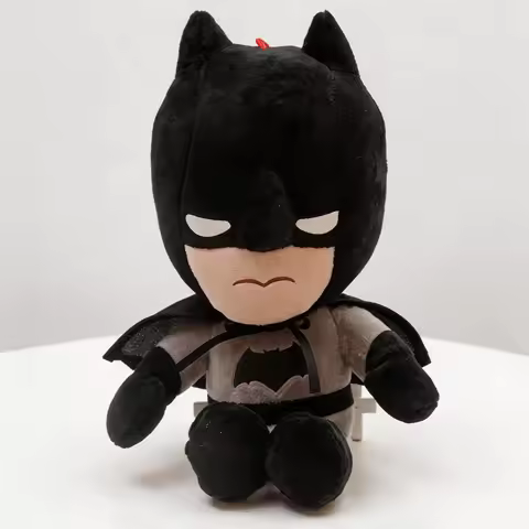 27cm Hot New Cute Anime Batman Plush Toys Movie Toys Soft Stuffed Hero Captain Fashion Christmas Gif