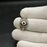 Dzi Beads Dzi Eyes Tibetan Ring Inlaid Men Women Men's Ring Index Finger Ring Tibetan Cultural Play 