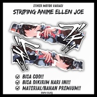 Ellen Joe Striping Sticker Joe Ellen Universal Right Anime Sticker Kiri