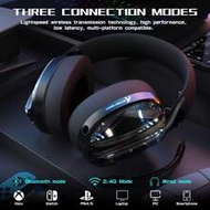 L60 Wireless Over-Ear Gaming Headset,40mm Drivers,Detachable Noise Cancelling Mic,Memory Foam Ear Pa