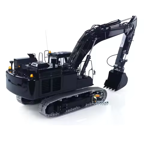 490 LESU ZX490 Metal 1/14 RC Hydraulic Excavator Upgraded Heavy Remote Control Digger Flysky Paladin