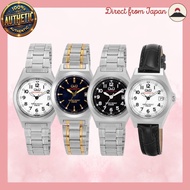 Citizen Q&Q Analog Solar Waterproof Date Watch with Metal/Leather Band H061-402/ H061-204/ H061-205/