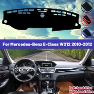 High Quality For Mercedes-Benz E-Class W212 2010 2011 2012 Protector E-Klasse E200 E250 E300 E220d AMG Car Dashboard Cover