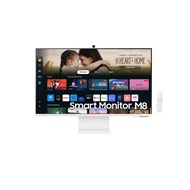 Samsung 32-Inch 4K Smart Monitor M8 M80D 4K UHD Resolution Built in Netflix, Apple TV+, Disney+