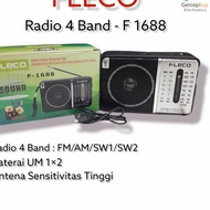 Mitsuyama Ms - 4061 FM AM SW 4 Band World Radio Portable Radio