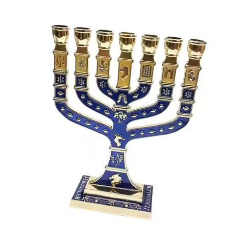 7 Branch Menorah Candelabrum Candelabra for Fireplace Living Room Banquet