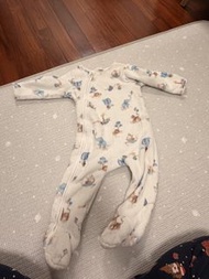 Next 包腳連身毛絨睡衣