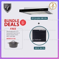 EF EFCH 6202 HM SSL Cooker Hood 60CM + Hob (HB BI 584 FA) Bundle Deal