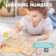 Montessori Toys for 3 4 5 Year Old, Educational Math Manipulatives Learning Toys for Toddlers 3-5, P