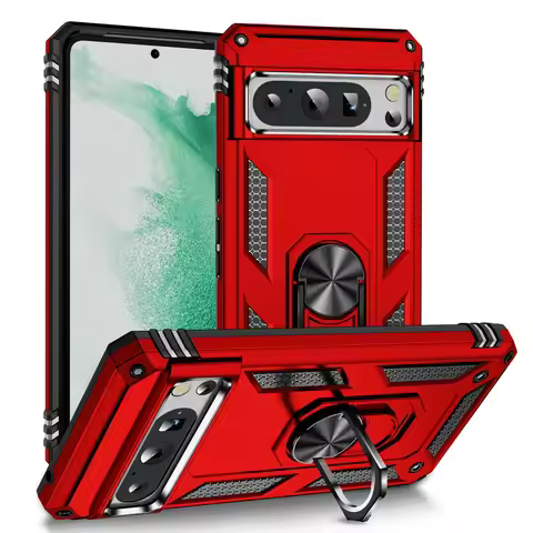 Luxury Armor Shockproof Case For Google Pixel 8 Pro Pixel8 Pixel 7 Pro 7A 6A 6 Pro Silicone Hybrid C