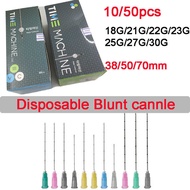 50Mm 70Mm 18G/21G/22G/23G/25G/27G/30G Isposable Blunt-Tip Cannula Micro Piercing Tattoo