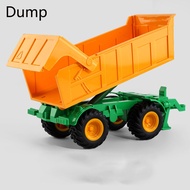 1/24  Remote Control Tractor Trailer 2.4G RC Tractor Simulated Engineering Construction Truck Model 