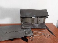 英國 Allsaints Zoku Clutch 真皮 鍊包 手拿包 晚宴包 側背包 斜背包