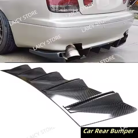 LAICY For L-exus GS200t GS300 GS350 GS F Car Rear Diffuser Shark Fins Bumper Splitter Chin Spoiler L