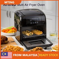ready stock KHIND Multi Dual Air Fryer Oven 9.5L Roast Bake Toast Grill Fry Healthy Frying (ARF9500) [Best Selling]