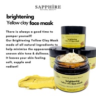 [POWDER] Brightening Yellow Clay Face Mask Turmeric Clay Mask
