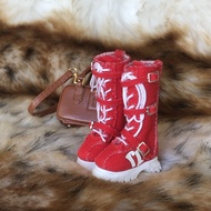 รองเท้าบู๊ตเดนิมผ้าแคนวาส Blythe สำหรับแม่โมโมะ รุ่น OB22 24 สามหน้า คอลเลกชั่นกลางคืน ของเล่นตุ๊กตา