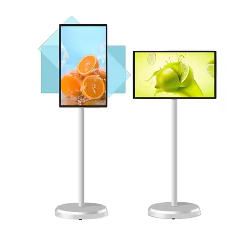 21.5" 23.8 32Inch Portable Movable Rotatable Screen Interactive 32 Inch Smart Television Touch Monit