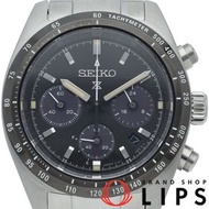 二手精工（Seiko）Prospex Speedtimer太陽能計時碼錶，39毫米錶徑，型號為Prospex SBDL091/V192-0AF0，含原廠錶盒和保固卡，不鏽鋼男士腕錶，黑色錶殼，拋光處理
