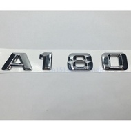letter logo Mercedes Benz W169 W176 A180 3d for rear trunk