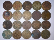 ［新舊見圖］1948-1979 四十至七十年代 喬治六世 King George The Sixth 伊莉莎白二世 Queen Elizabeth The Second 香港 10 cents 一毫 