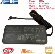 (ส่งฟรี ประกัน 1 ปี) Asus Adapter ของแท้ 150W 19.5V / 7.7A หัว Jack ขนาด 4.5*3.0mm สายชาร์จ Asus Viv