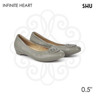 SHU SOFY SOFA 0.5" INFINITE HEART ONTONE  รองเท้าคัทชู