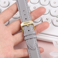 Suitable for Fossil Watch Band Genuine Leather Female Es5068/4671/3843/3988/4433 Leather Watch Strap