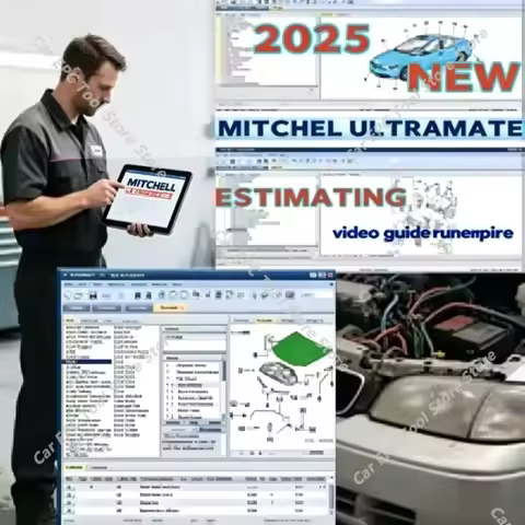 2026 caliente! Coche 2023 MITCHell ULTRAMATE 7 SISTEMA DE ESTIMACIÓN AVANIZADO COMPLETO + Parche par
