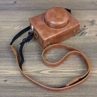 Suitable for Sony ZV-1F Leather Case zv1f Micro Single Camera Bag zv1f Shoulder Protective Case Retro Camera Bag 8UJM