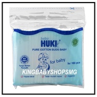 Huki CI0081 Cotton Buds BabyPURE, 100 Pieces