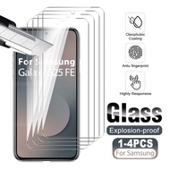 1-4Pcs Screen Protector Glass For Samsung Galaxy S25 FE S24 FE Front Clear Tempered Glass Samsung S2