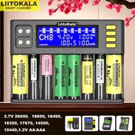 LiitoKala Lii-600 S8 500 PD4 202 18650 Battery Charger 3.7V 18350 18500 21700 25500 26650 1.2V AA AAA NiMH/Cd Lithium-ion