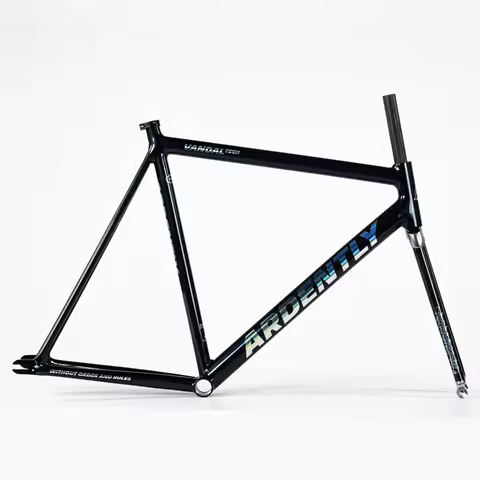 Ardently vandal Frameset, Track Fixie Bike Frame and Fork, Single Speed Bicycle Parts, 700C 6069 Alu