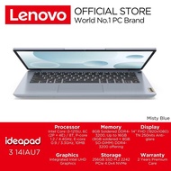 [✅Baru] Laptop Lenovo Ideapad 3 14Iau7 Cqid Misty Blue Core I3 Gen12