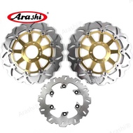 Arashi 1 Set CNC Floating Front Rear Brake Disc Rotor For YAMAHA TDM 850 1991 1992 1993 1994 1995