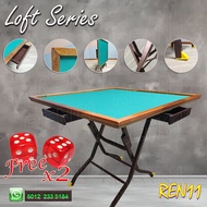 🔥Hot ！🔥3´x 3'  Square Foldable Mahjong Table + Gift(18mm dice x 2) - New - more Stable