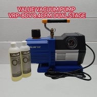 VRP-8DV VALUE vacuum pump 8.4CFM dual stage airconditioning compressor mesin pam oil refrigeration h