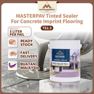 MASTERPAV Tinted Sealer *Colour Sealer for Concrete Imprint flooring*/Floor Color Coating (5L) TS2.5