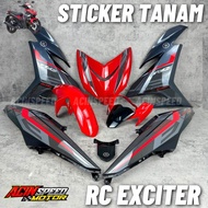 Y15ZR RC EXCITER COVER SET/ Y15ZR RC COVER SET MERAH/ Y15 V1 v2 RC Exciter red edition/ Y15 RC Merah