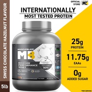 MuscleBlaze Biozorb Performance Whey Protein Swiss Chocolate Hazelnut Whey Protein Powder 5lbs / 2.2