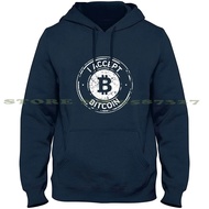 I Accept Bitcoin Btc Cryptocurrency Long Sleeve Hoodie Sweatshirt Euro Crypto Currency Burning Money