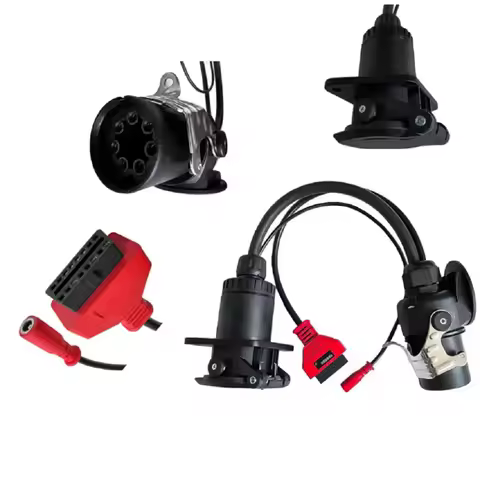 New Adapter Cable EBS ISO 7638 OBD2 Trailer Diagnostic for Bosch ,for Autel, for Autocom and Other T