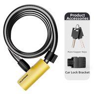 ROMADA | Theft Proof Portable Steel Cable Cycle Lock