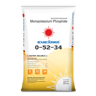 แม่ปุ๋ย 0-52-34 (ขนาด 25 kg)โมโนโพแทสเซียมฟอสเฟต ปุ๋ยเกล็ด ปุ๋ยไฮโดรโปนิกส์ ปุ๋ยระบบน้ำหยด ปุ๋ยทางใ