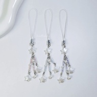 UNGU HP GANTUNGAN Bee Studios | Stellar Dew Phone Strap 田 Hanger Aesthetic Star Pastel Cute Pink Pur