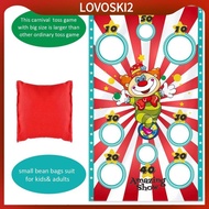 [LovoskiacMY] Sandbag Throwing Game Toss Games 80x135cm Interactive Carnival Games Throwing Bags for