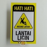 Smooth Floor Acrylic - Beware of High Voltage - Beware of Pinched Hands - Beware of Sharp Objects