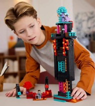 In stock: 21279 Enderman Tower Mini Figure Set building block brick set childrens birthday and Chris
