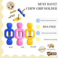(Must Have) Dog Chew Holder Grip, Bully Stick, Yak Cheese, Prevent Chocking